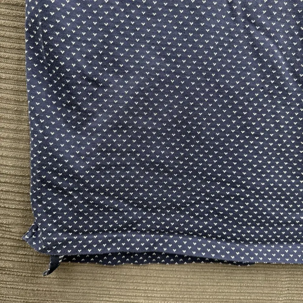Polo Golf Ralph Lauren Polo Shirt‎ Men Medium Navy Polka Dot Heart Pattern.